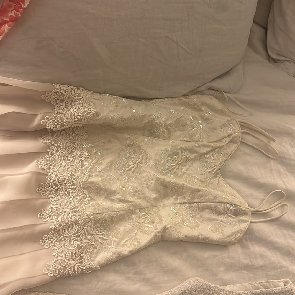 Vintage 80s / 90s Jessica McClintock Bridal Mini Dress